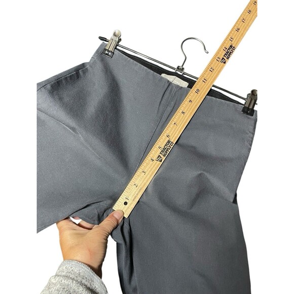 Everlane Womens Work Pant Sz 2  Charcoal  Side-Zip Ankle Stretch Cotton Side Zip - Picture 8 of 11